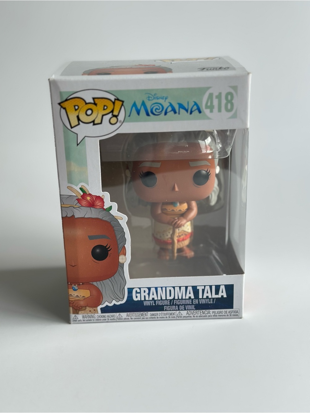 Funko Pop Grandma Tala 418 Disney Moana Vinyl Figure With Box 2018 New
